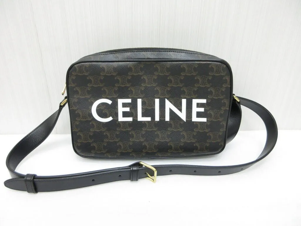 CELINEセリーヌのバッグトリオンフミディアムメッセンジャ...