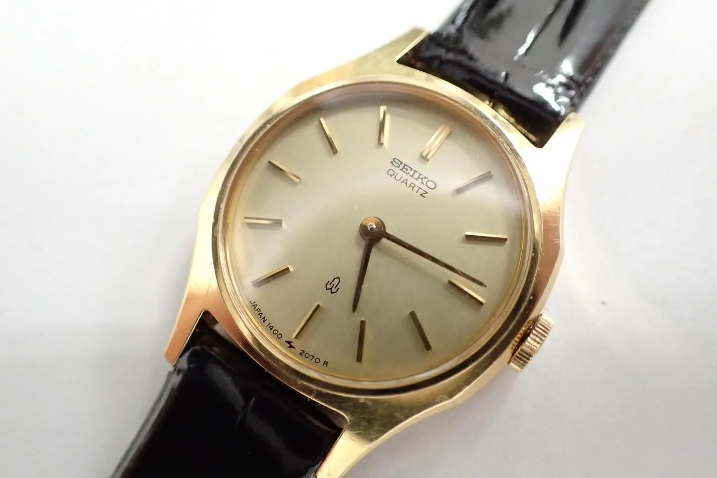 SEIKOセイコーの時計14金無垢製585K14腕時計を買取...