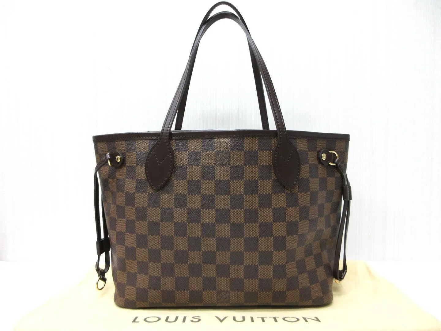 LVルイヴィトンのバッグダミエネヴァーフルPMショルダートー...