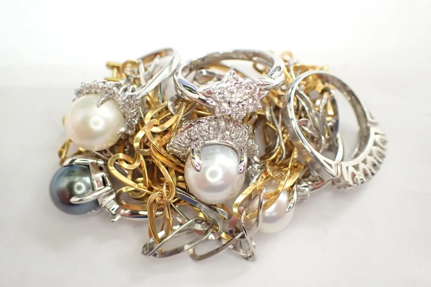 貴金属ジュエリー宝石金プラチナダイヤ真珠パールK18Pt90...