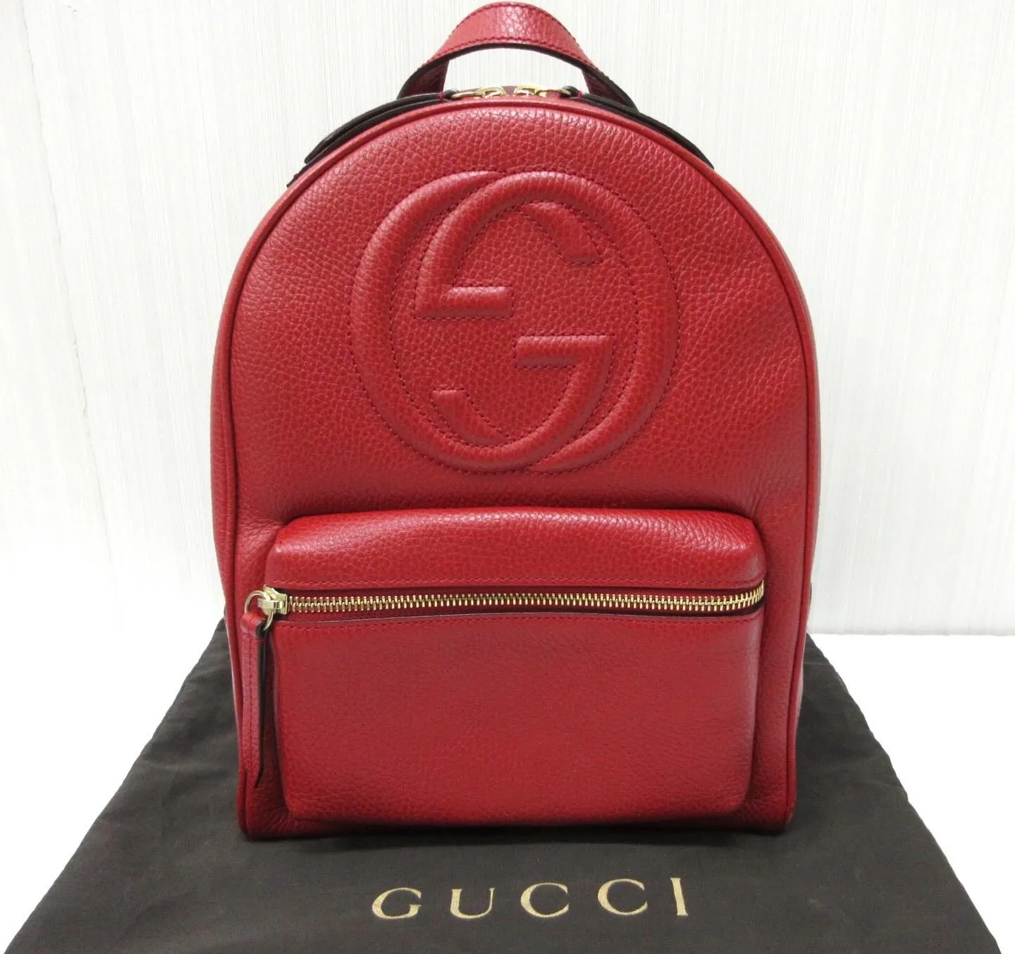 GUCCIグッチのバッグ536192インターロッキングGレザ...