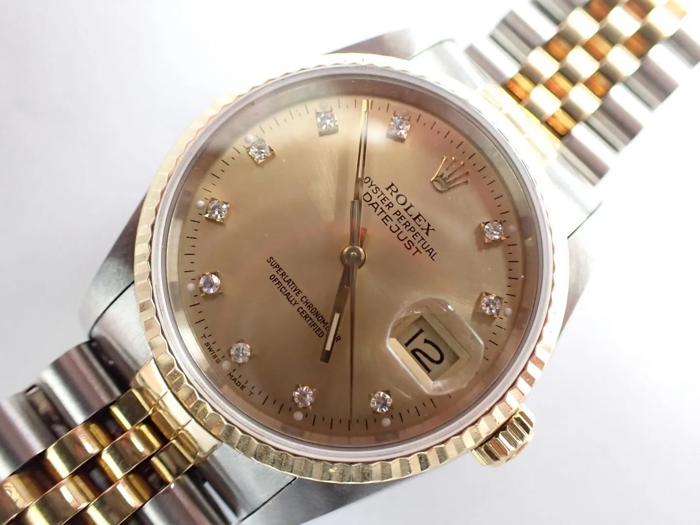 ROLEXロレックスの時計16233G10Pダイヤデイトジャ...